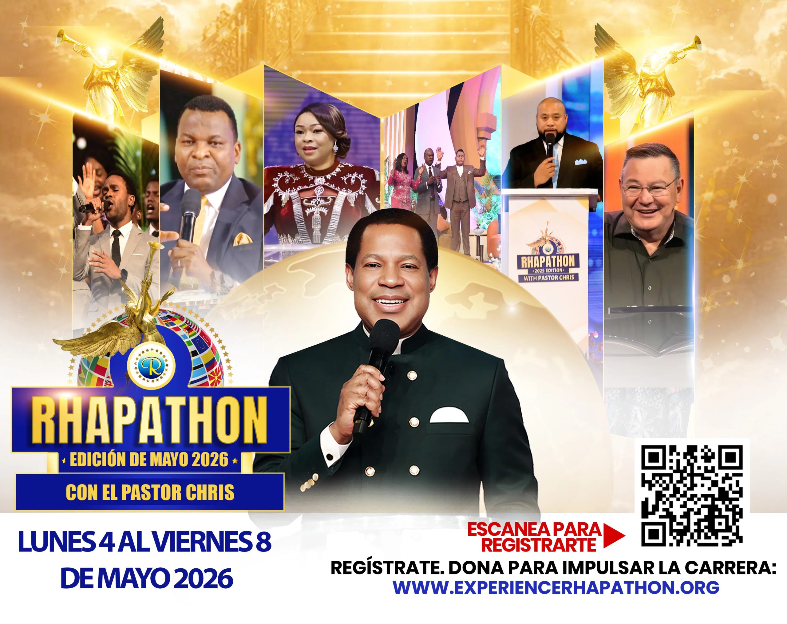 Rhapathon Global 2026 con el Pastor Chris: ¡La carrera para llegar hasta el último hombre!