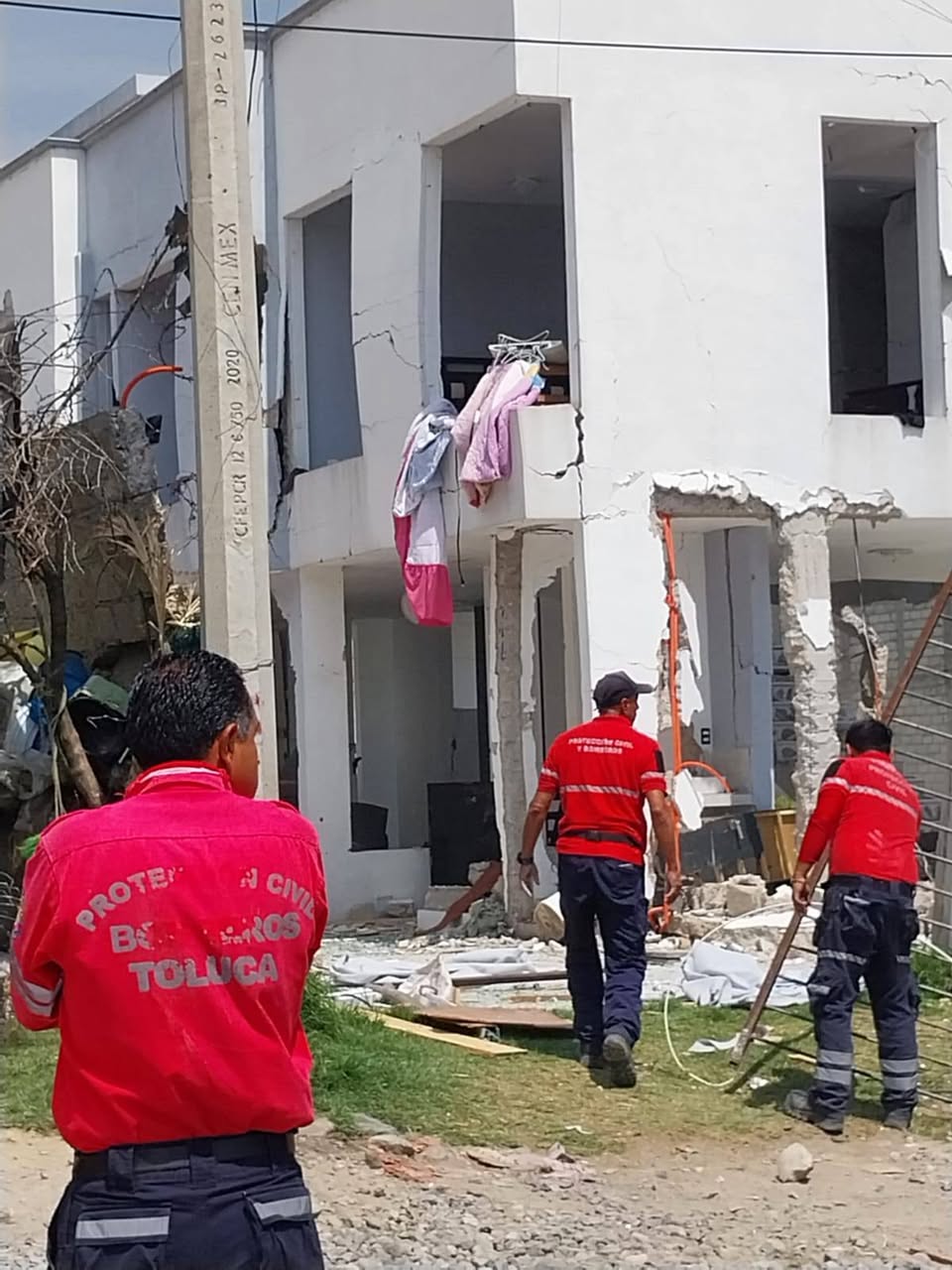 Toluca respaldará a familias afectadas por explosión en Capultitlán