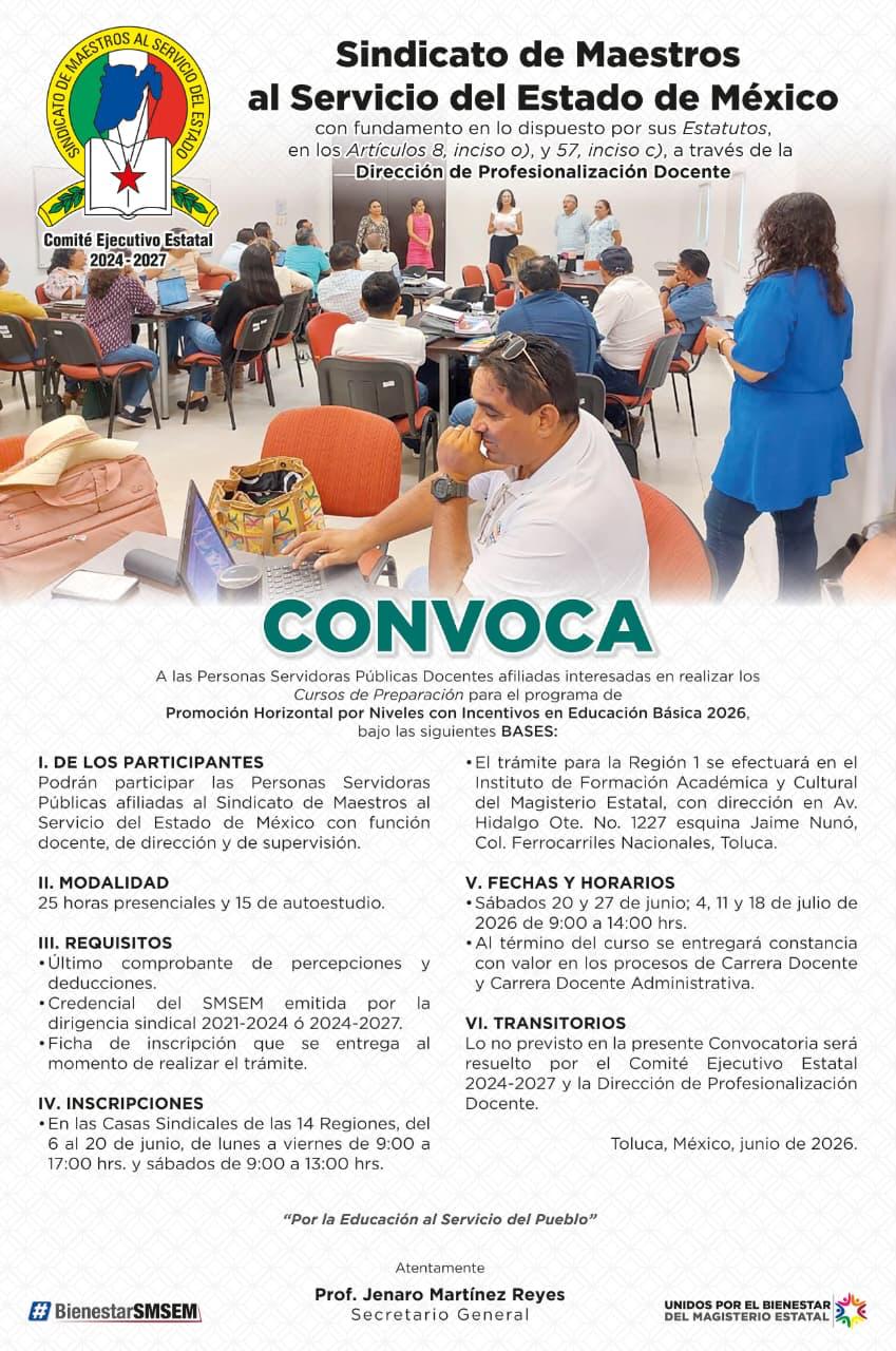 SMSEM abre cursos para promoción horizontal 2026