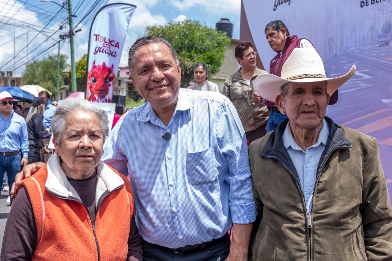 Rehabilitan circuito vial en Toluca