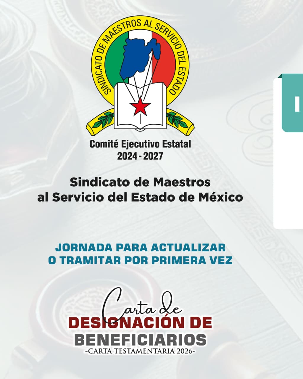 SMSEM llevará la Carta Testamentaria a 14 regiones
