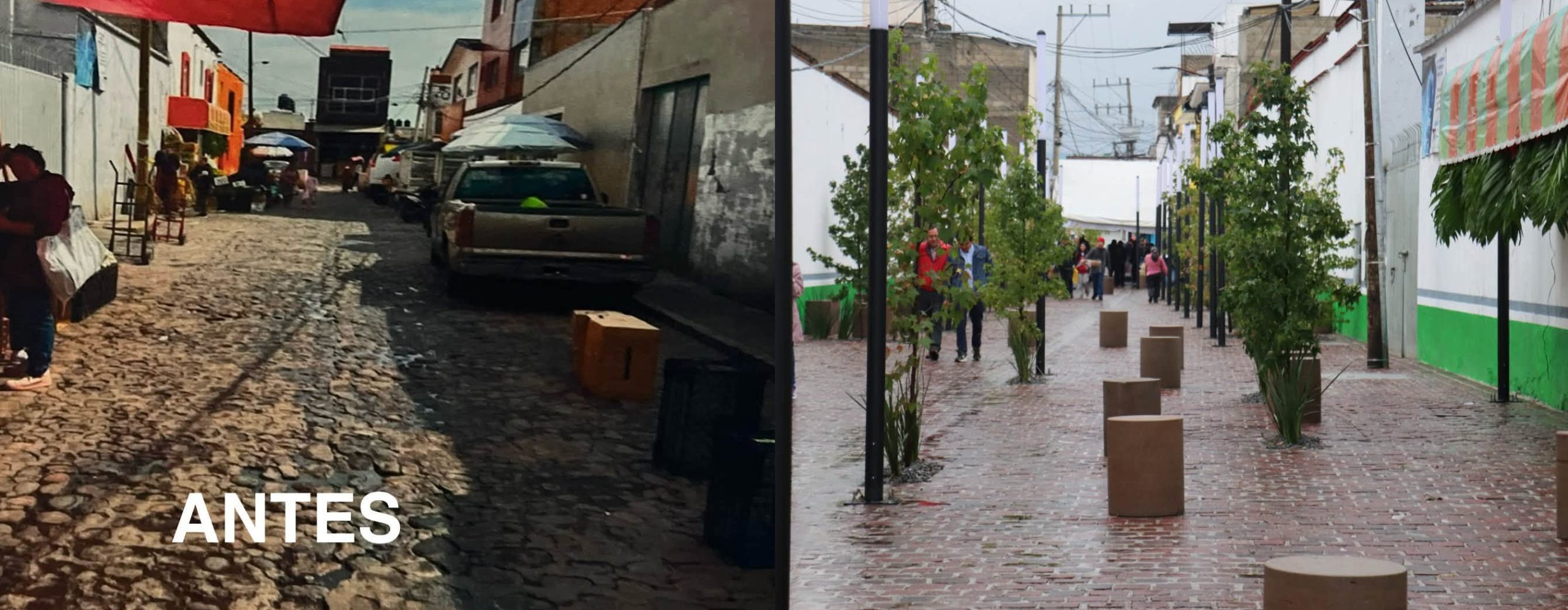 Zinacantepec recupera espacio del centro para uso peatonal