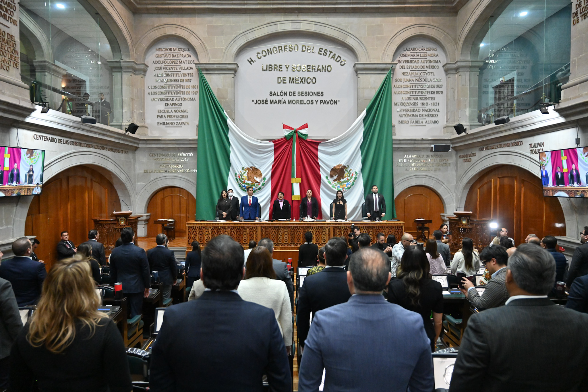 Congreso del Estado de México inicia su tercer año legislativo