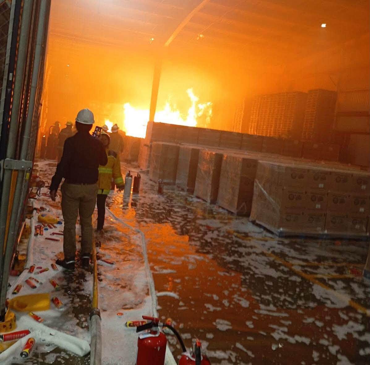 Incendio provoca operativo de emergencia en Lerma