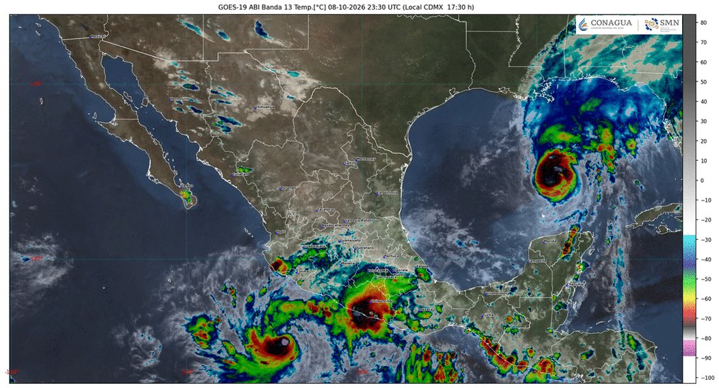 Simón ya es huracán; amenaza impactar México como categoría 4